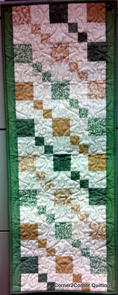 Green Table Runner